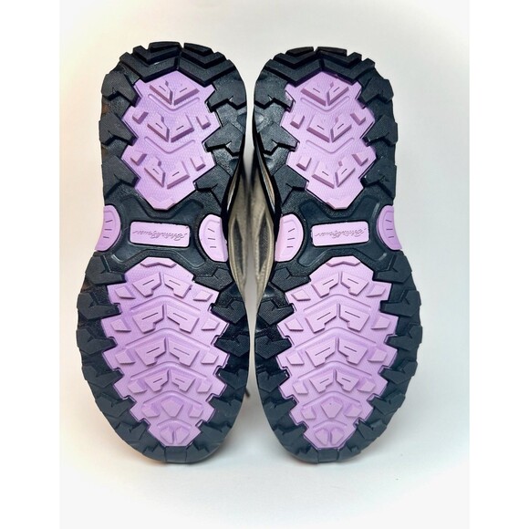 Eddie Bauer Womens Hiking Shoes Size 8 Grey Leather Waterproof Memory Foam Trail - Picture 9 of 10